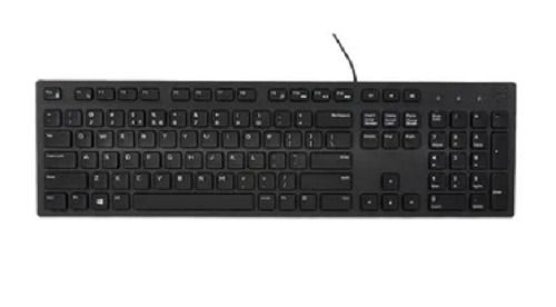 Lightweight Pvc Plastic Body Qwerty Layout Dell Usb Wired Keyboard  Application: Food & Beverage