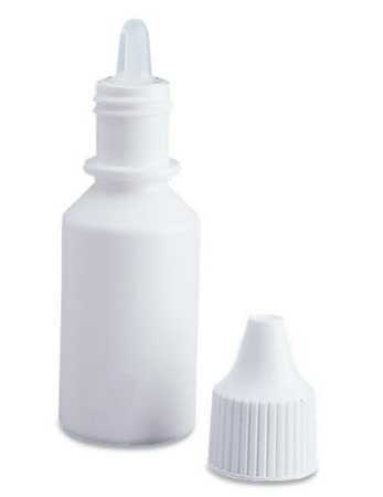 Plain White Leak Free Plastic Dropper Bottle