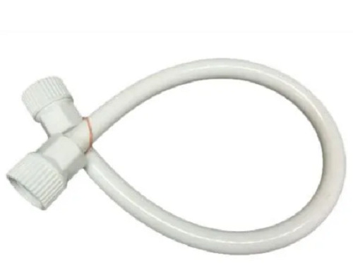 White 13 Mm Thick Flexible Pvc Connection Pipe For Wash Basin At Best 