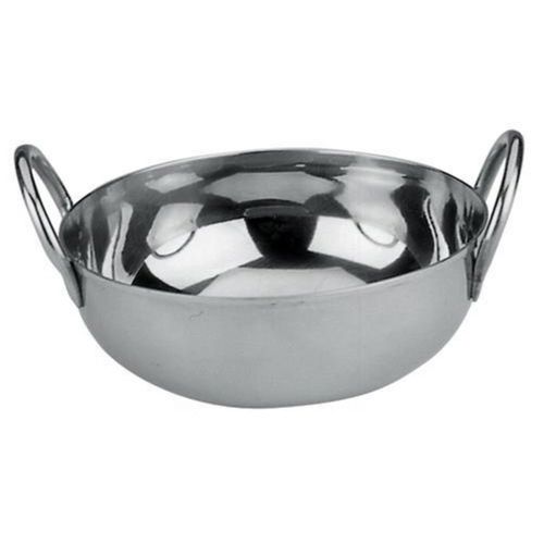 3-4 Mm Polished Stainless Steel Kadai Cookware For Home Kitchens