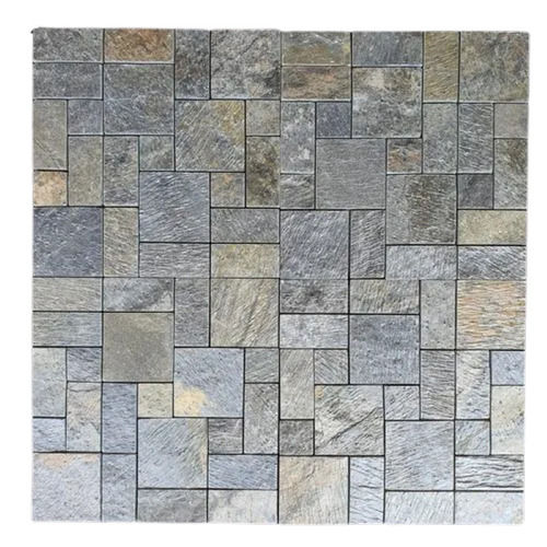 Grays 30X30 Cm Plain Square-Edge Polished Non Slippery Slate Stone Ceilings Tile