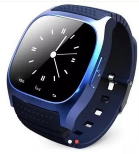 Purple 40 Mm 100 Gram Rubber Stylish Square Glass Dial Wrist Smart Watch