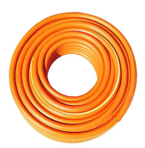 Orange Round Rubber Cover Lpg Hose Pipe For Gas 