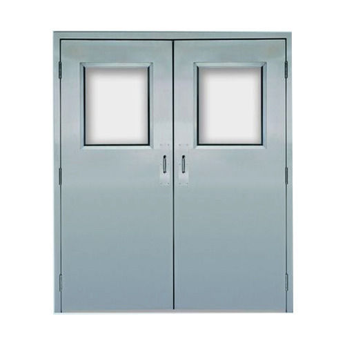 6-8 Feet Powder Coated Hinged Fireproof Mild Steel Metal Doors