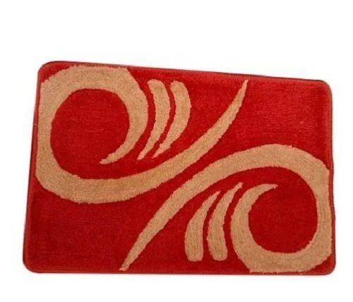 9 Mm 40 X 60 Cm Anti Slip Printed Design Cotton Rectangle Door Mat Back Material: Anti-Slip Latex