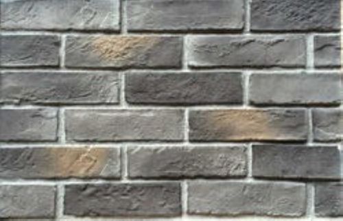 Grays Full Surface Treatment Textured And Matt Finish Non-Slipping Small Brick Veneer Tile