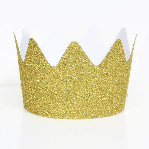 Grey Golden Color Shinning Birthday Crown For Birthday Boy/Girl