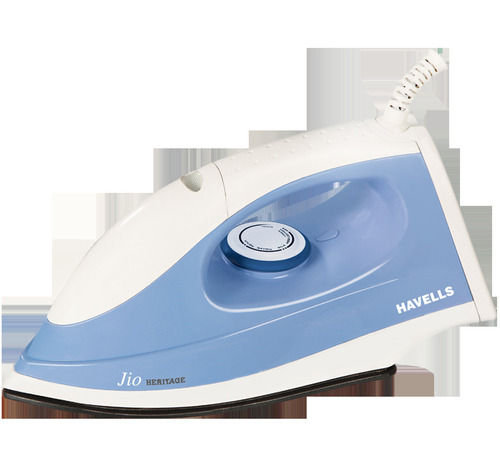 Jio Heritage 1000 Watt American Heritage Non Stick Coating Blue Dry Iron Application: Industrial