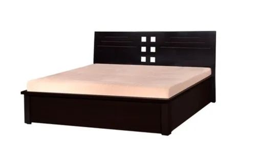 Modern Durable Polished Surface Non-Foldable Solid Wood Double Bed