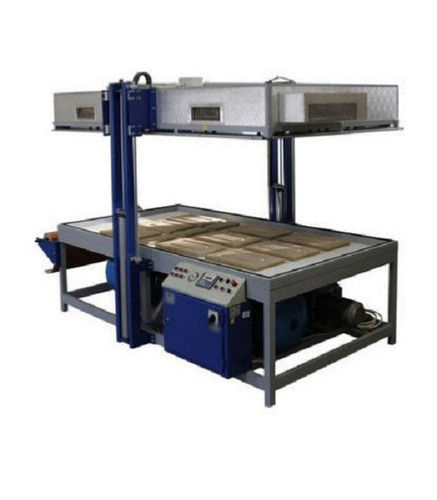 Semi Automatic Silver Woodworking Vaccum Membrane Press Machine  Capacity: 50 Ton/Day