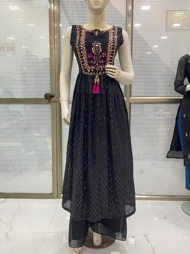 Sleeveless Stitched Casual Wear Ladies Designer Chiffon Kurti Recommended For: Hospital