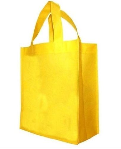 11 X 14 Inches Recyclable Plain Non Woven Loop Handle Carry Bags