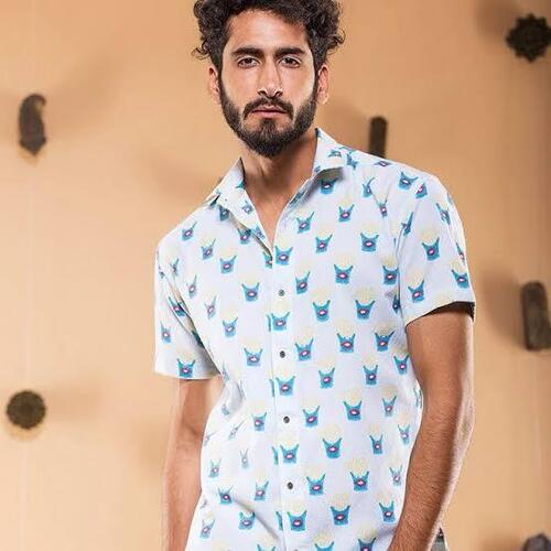 Half Sleeves Mens Party Wear Shirt, Feature : Anti Shrink, Anti Wrinkle,  Pattern : Plain, Printed at Rs 400 / Piece in Jaipur