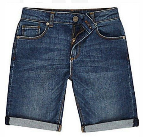 Mens Zipper Closure Plain Regular Fit Denim Short For Summer Session  Application: Industrial