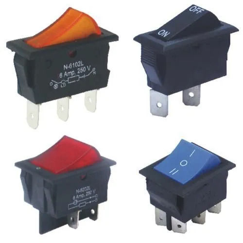 Wall Mounted 100% Safe Shock And Heat Resistant Plastic Electronic Switches  Application: Industrial