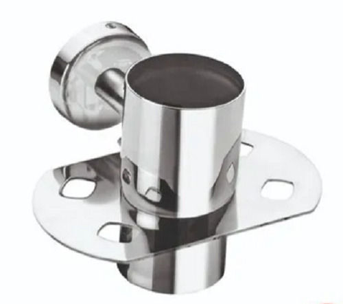 Paper Wall Mounted Glossy Finish Stainless Steel Tumbler Holder For Bathroom