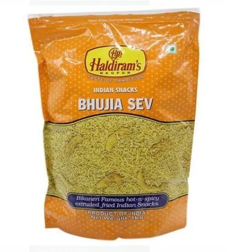 1 Kilogram Salty And Delicious Taste Fried Bhujia Sev Namkeen Carbohydrate: 2.3 Percentage ( % )