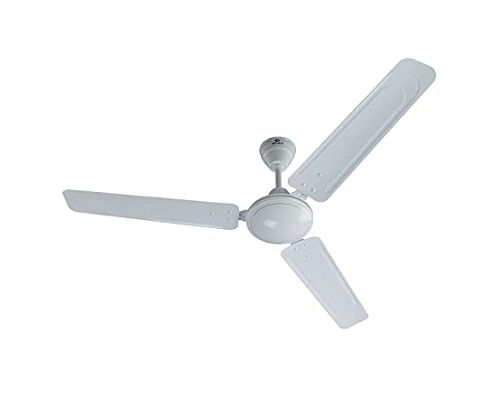 White 1200 Rpm Electrical Bajaj Ceiling Fans With Metal Blade For Home