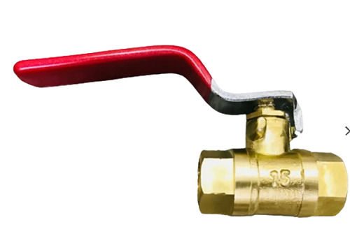 15 Mm Polished Female Threaded Connection High-Pressure Brass Ball Valve Application: Water Distribution Plants And Chemical Industries