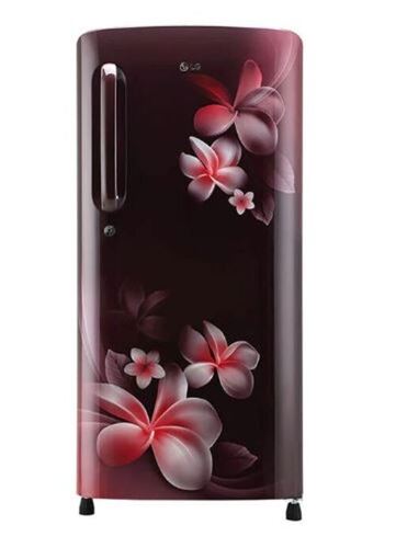 मैरून 190 लीटर 240 वोल्टेज फाइबर और माइल्ड स्टील बॉडी इलेक्ट्रिकल सिंगल डोर रेफ्रिजरेटर