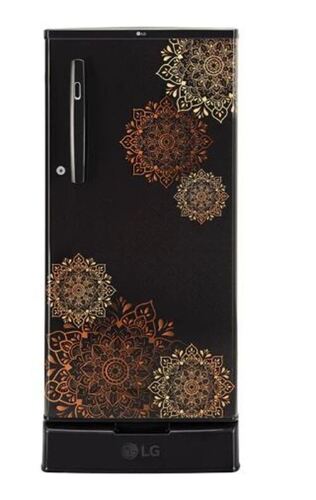 190 लीटर 300 वॉट टफेंड ग्लास और माइल्ड स्टील सिंगल डोर रेफ्रिजरेटर (D199oerx)