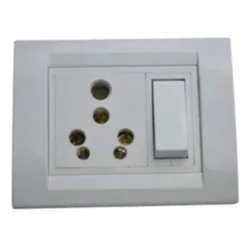 White 5 Amp Anchor Electric Modular Switches For Home And Offices