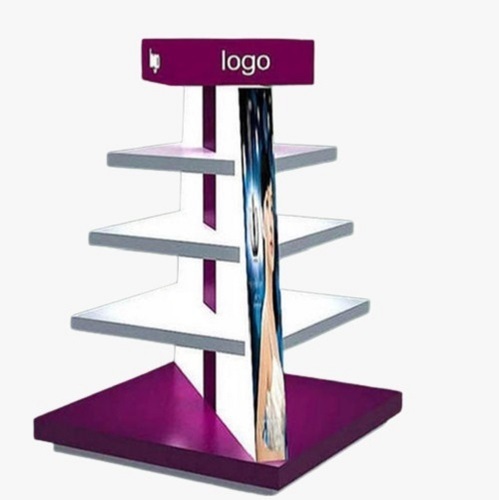 5 Mm Polished Mild Steel And Acrylic 4 Shelves Glass Display Stand Weight: 7  Kilograms (Kg)