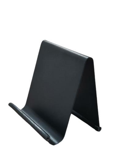 6x4 Inches Stylish And Durable Matte Finish Metal Mobile Stand - Metal Body, Compact Design, Matte Black | Easy Grip, Space-Saving, Wall-Mountable