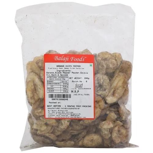A Grade 200 Gram Spicy And Tasty Fried Banana Chips