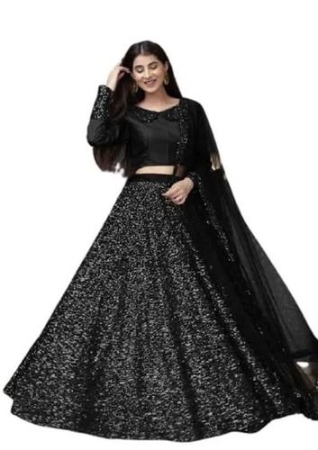 Printed Semi Stitched Lehenga & Crop Top Price in India, Full  Specifications & Offers | DTashion.com