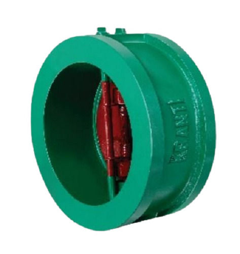 Durable High Pressure Rounded Cast Iron Dual Plate Check Valve Application: Industrial