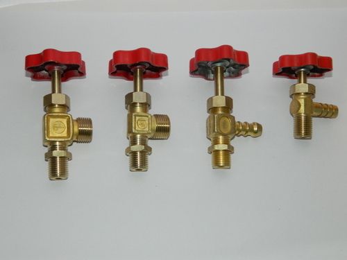 Yellow Manual Leakproof High Temperature Full Brass Canteen Burner Valve