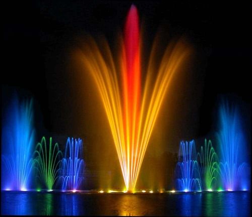 Multicolor Lighting Water Firework Fountain For Outdoor Decoration