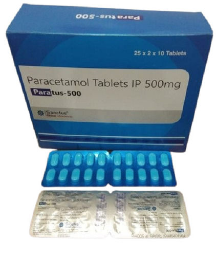 White Paracetamol Tablets Ip 500 Mg 