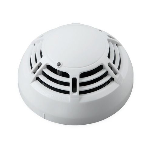 White Photoelectric Intelligent Addressable Optical Smoke Detector With Round Shape