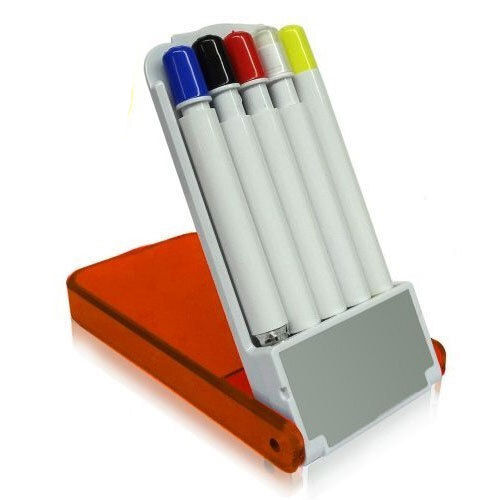 Multicolor 13X5 Cm Plastic Ballpoint Ink Novelty Five In One Stationary Pen Kit