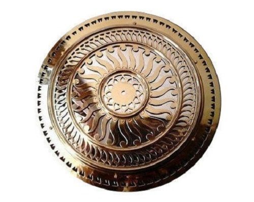 30mm 40 Mm 10 Inch Designer Round Polished Brass Copper Plates