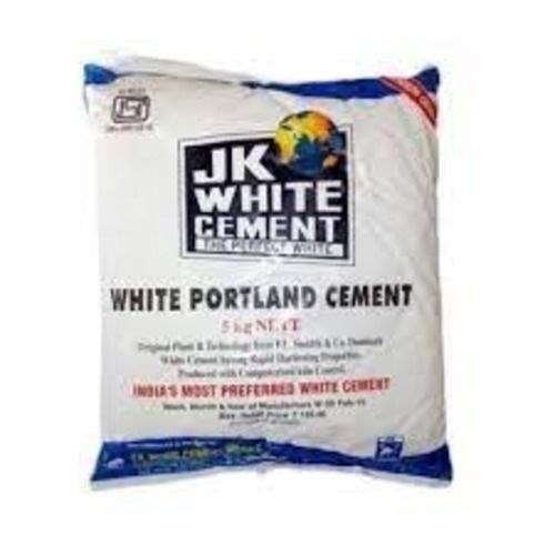 White 5 Kilogram Silicate Low Heat Extra Rapid Hardening Portland Cement