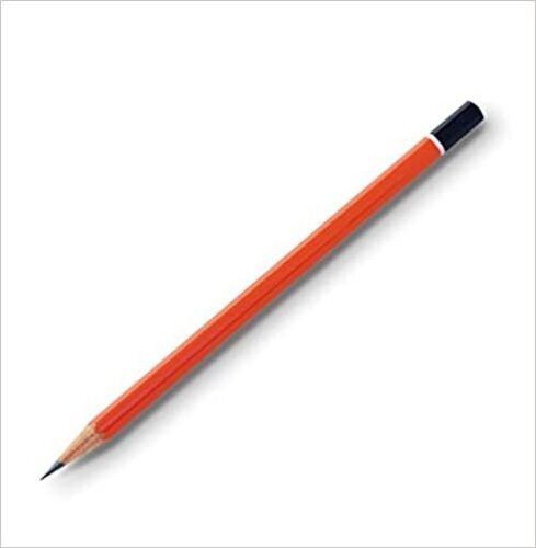 Yellow 6 Inch Easy To Use For Smooth Writting Wooden Dark Pencil