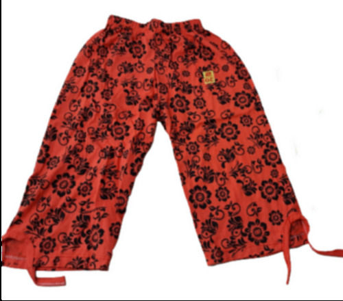 Daily Wear Washable Dyed Printed Cotton Lower For Girls Age Group: 4-5 Years Old