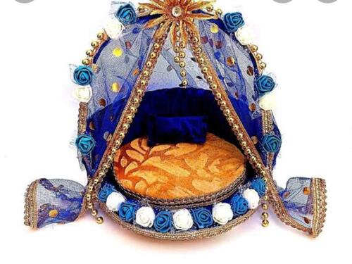 Multicolor Laddu Gopal Bed For Home