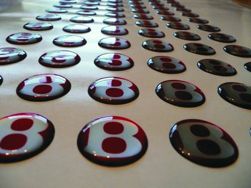 Round Shape Epoxy Dome Sticker For Decoration Or Promotion