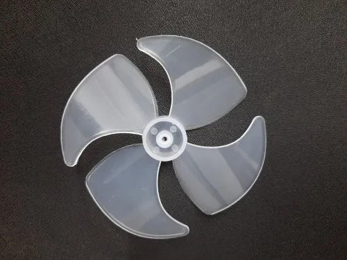 Transparent Color Plastic Fan Blade With Thickness 8 mm