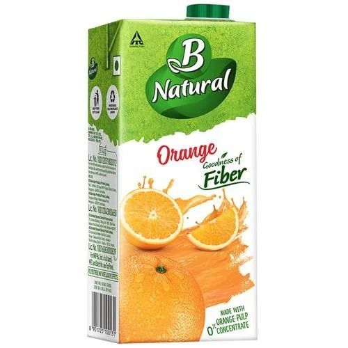 1 Liter Pack Pure And Healthy A Grade Orange Juice