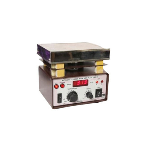 10 Watts 12 Volts 50 Hertz Mild Steel Digital Magnetic Stirrer With Hot Plate Application: Lab