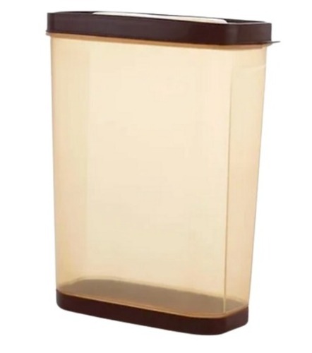 1000 मिलीलीटर क्षमता वाला पारदर्शी और आयताकार ठोस प्लास्टिक खाद्य कंटेनर