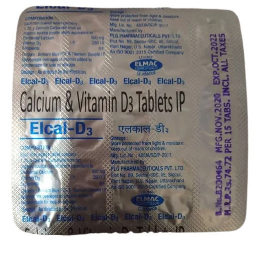 Calcium And Vitamin D3 Tablets Ip