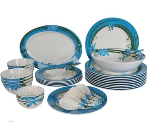 Melanie White Melamine Dinner 41 Pieces Set For Home