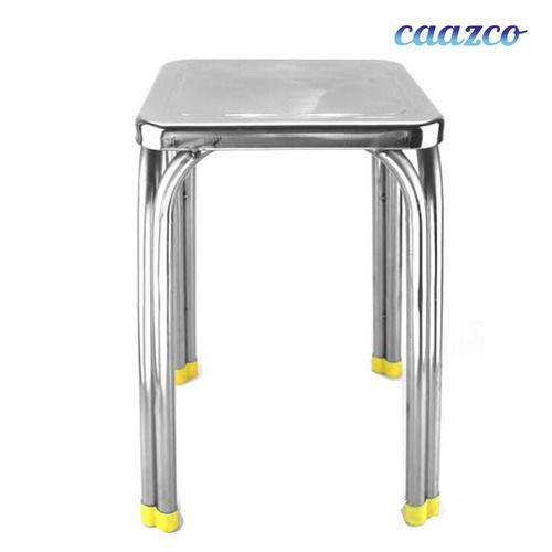 Portable 20x10 Inch Corrosion Resistant Stainless Steel Kitchen Stools