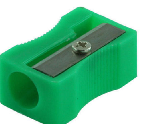 1.5x0.5 Inches Rectangle Light Weight Plastic Pencil Sharpener